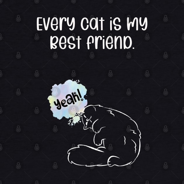 Every cat is my best friend. by kooicat